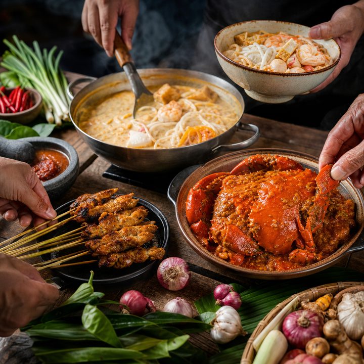 Cooking traditional Singapore heritage dishes